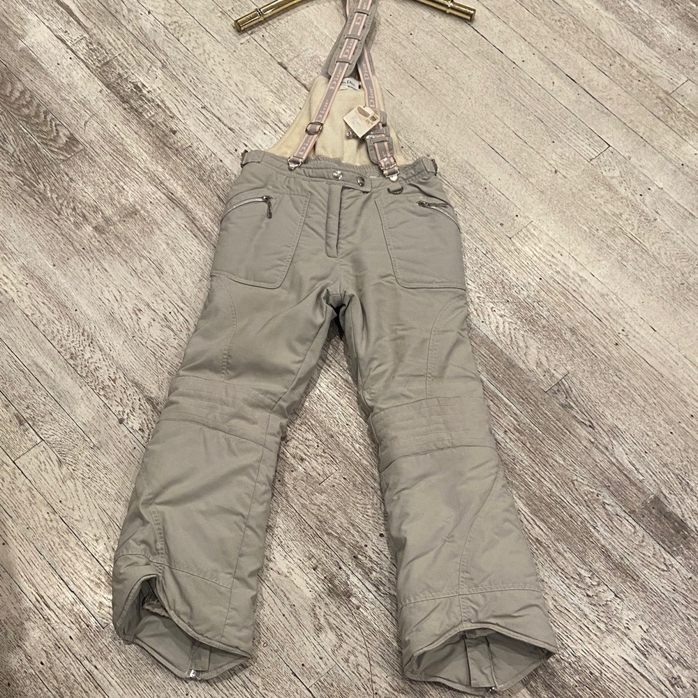 Dior Kids Gray Overalls with Suspenders New size Girls 10